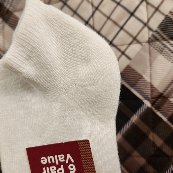 Gold Toe White and Yellow Crew Length Socks - Picture 4 of 4